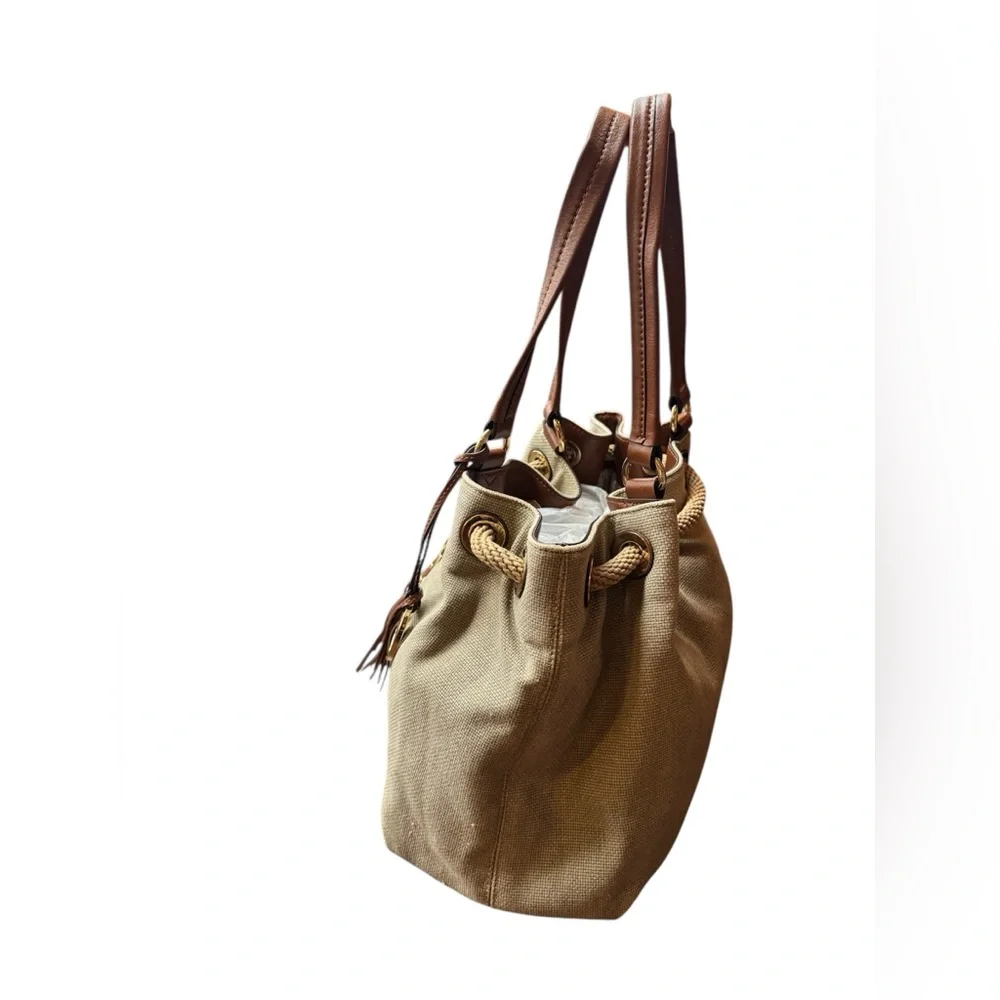 Michael Kors Beige and Brown Tote